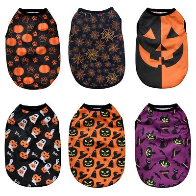 Dog Clothes for Small Medium Dogs Cats Autumn Winter Halloween Festival Print Clothing Chihuahua French Bulldog Pug Pet Outfits