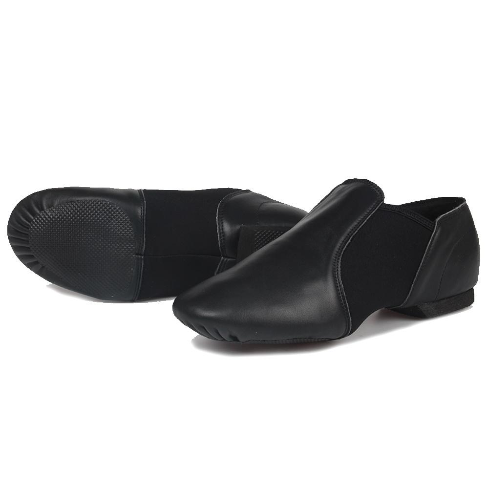 Scarpe Jazz In Pelle Morbida Con Suola Divisa – Slip-on Da Ballo Per Donna, Uomo, Ragazzi, Bambini, Ideali Per Salsa, Latino, Moderno, Swing - 4