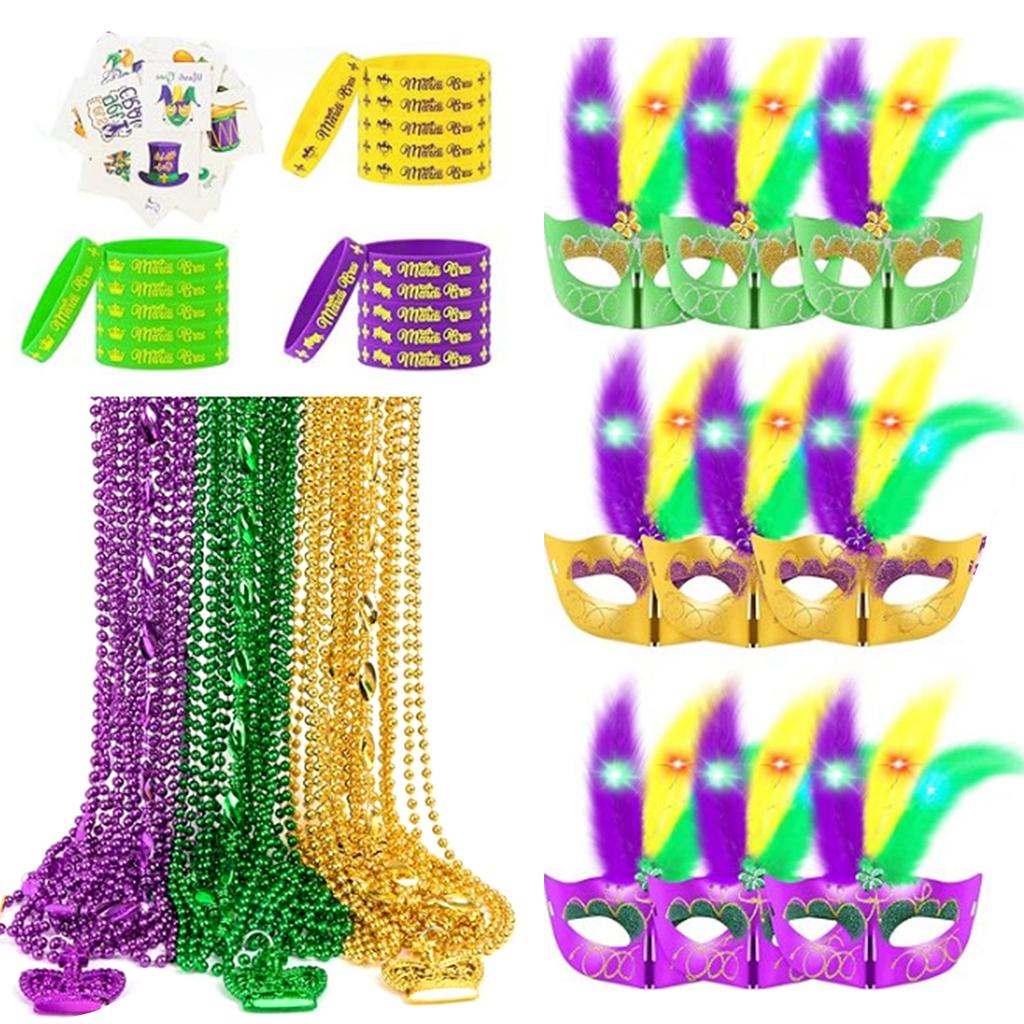 Halloween 70. léta Dámský Disco Kostým Disco Flitry Ples Samolepka na Tělo Náramek Maska Náhrdelník Kostýmové Párty Potřeby