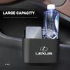 cspzah1 In-vehicle Trash Can Car Logo Garbage Case Storage Bucket Accessories For Lexus F SPORT GX460 Ct200h IS250 ES 220D IS200 Fsport