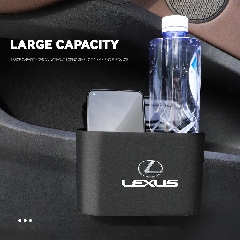 cspzah1 In-vehicle Trash Can Car Logo Garbage Case Storage Bucket Accessories For Lexus F SPORT GX460 Ct200h IS250 ES 220D IS200 Fsport