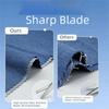 Stainless Steel Pinking Shears Serrated Edge Triangle Teeth Zig Zag Scissors Comfort Grip Wave Cutting Tailor Scissors