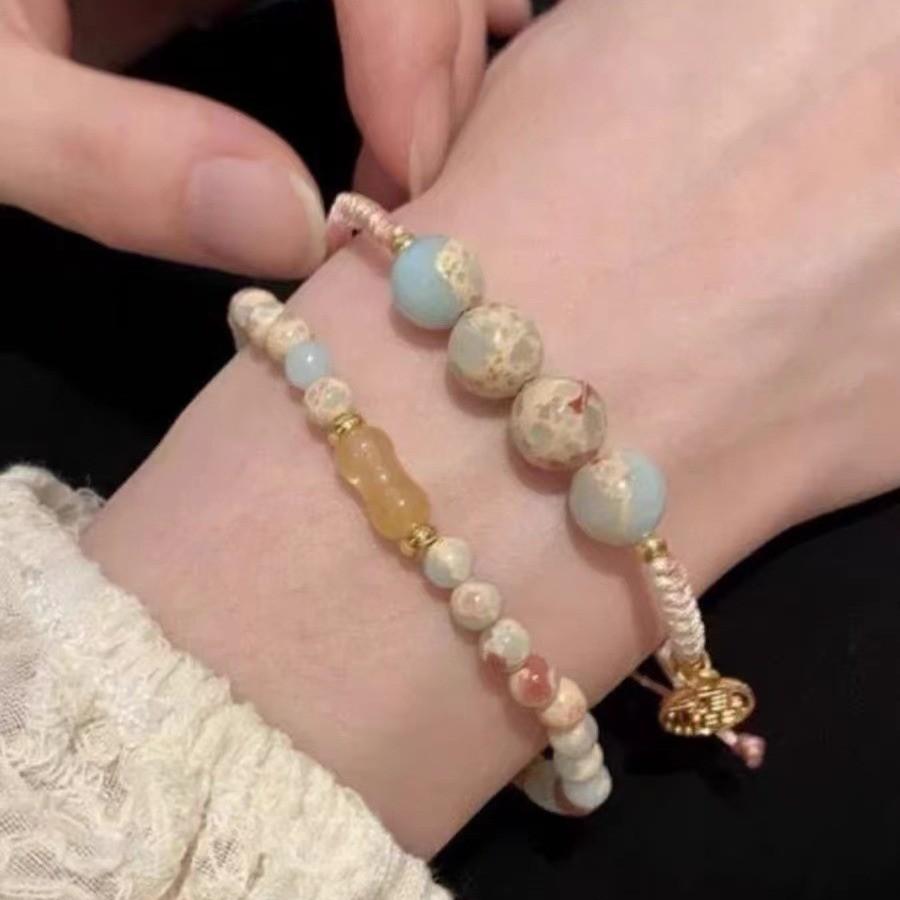 Weave Elegant Bamboo Bracelet For Women Fashionable And Versatile Spring 2024 Trend