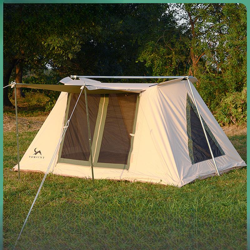 

Уличная весенняя палатка для кемпинга, палатки из хлопчатобумажной ткани, непромокаемая и солнцезащитная палатка, палатка для кемпинга, парковая кабина