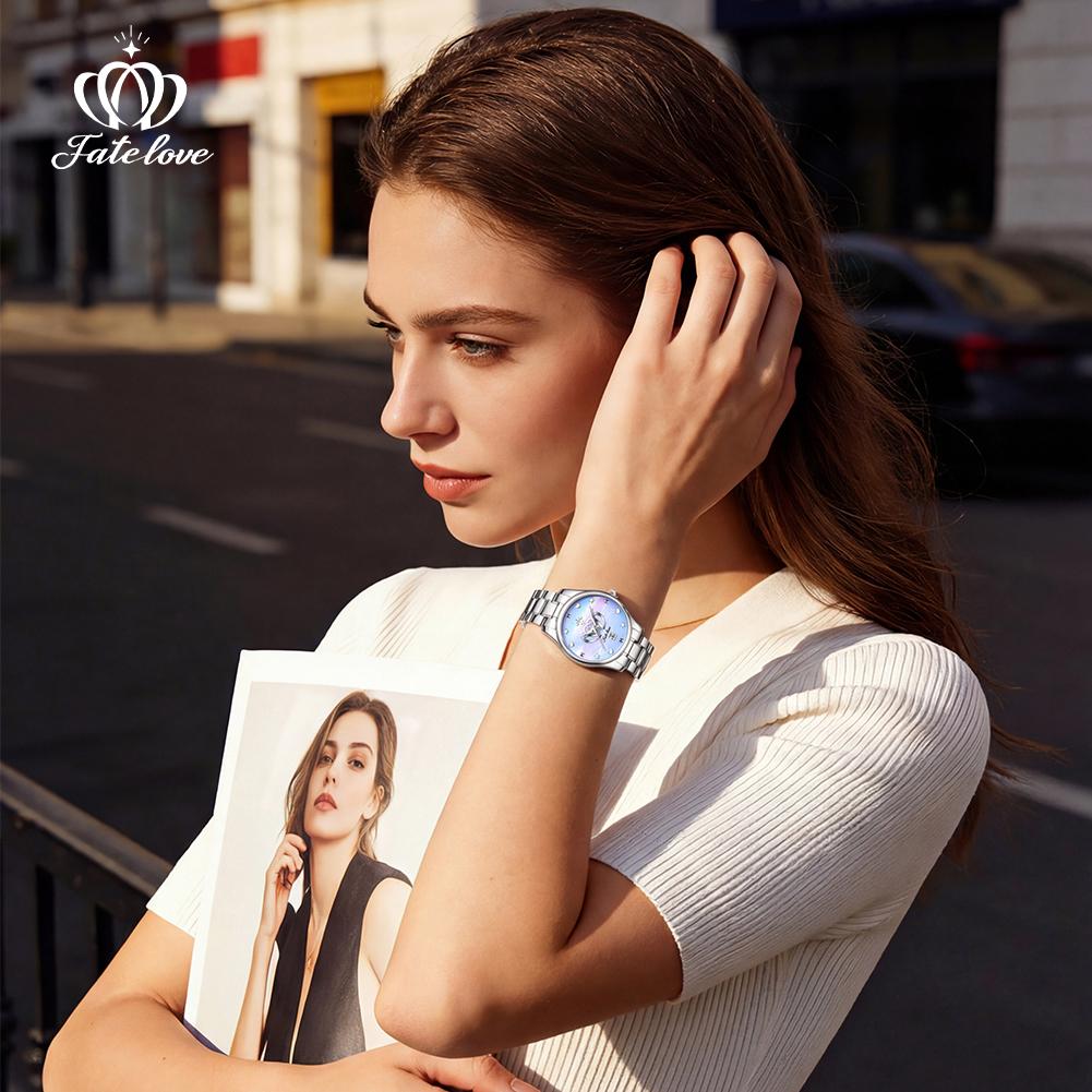 FATE LOVE Brand Women's Quartz Watch Waterproof 923