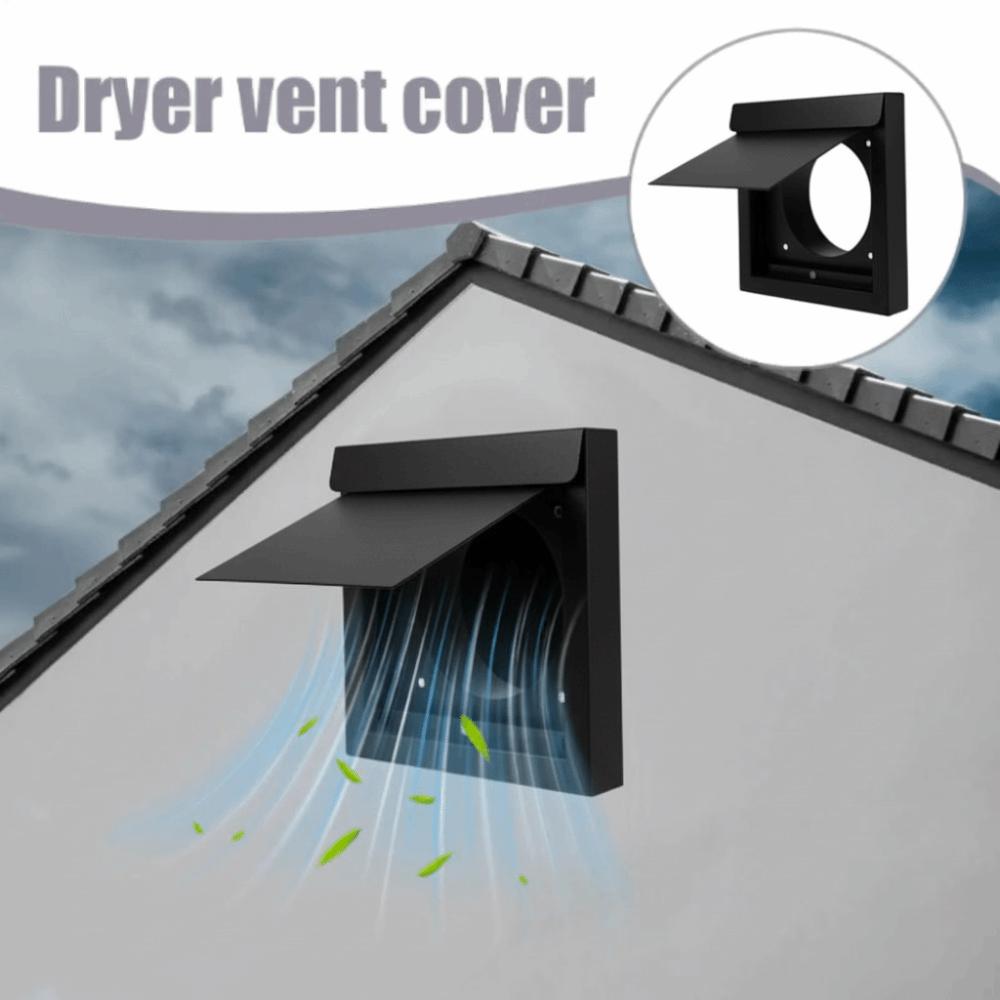 Damper Design Dryer Ventilation Cover Metal Material 4 Inch Size External Vent Cover Designed Airflow Airflow Enhancement