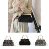 Sequin Evening Bag For Women With Chain Strap And Lock Closure For Party And Night Out