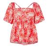 Biba Womens/Ladies Square Neck Puff Sleeve Blouse