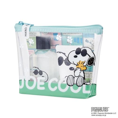 PEANUTS Snoopy Gift with Clear Pouch, Green Apple Scent (Hand Cream, Hand Soap, SNOOPY)