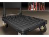 Foldable Steel Plate Hand Truck - Four-Wheel Flatbed Cart
