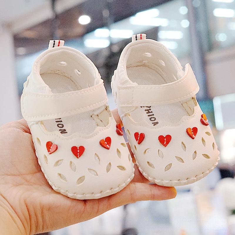 

Детская обувь Love Toddler Shoes Детская мягкая подошва Нескользящая детская обувь Весна-Лето Дышащая и милая детская обувь для новорожденных 17 12.5cm бежевый
