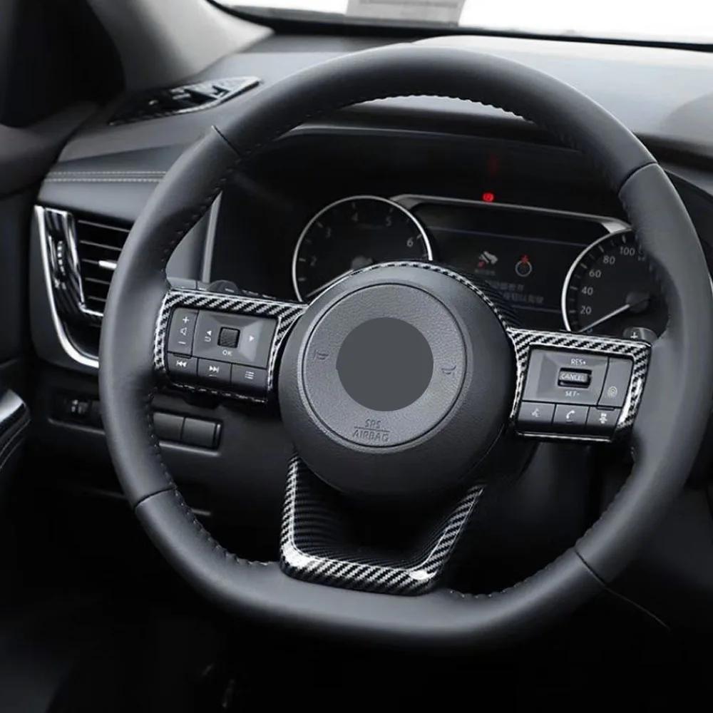 Für Nissan Xtrail X-trail T33 Qashqai J12 Rogue Pathfinder Lenkradverkleidung Aufkleber Auto Innenraumzubehör Upgrade