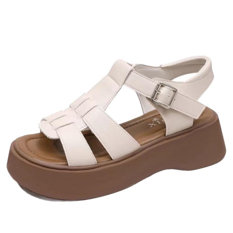 Small thick-soled sandals women's summer new heightening fashion with skirt soft sole