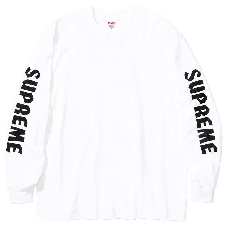 Supreme X Spitfire L/S Tee White