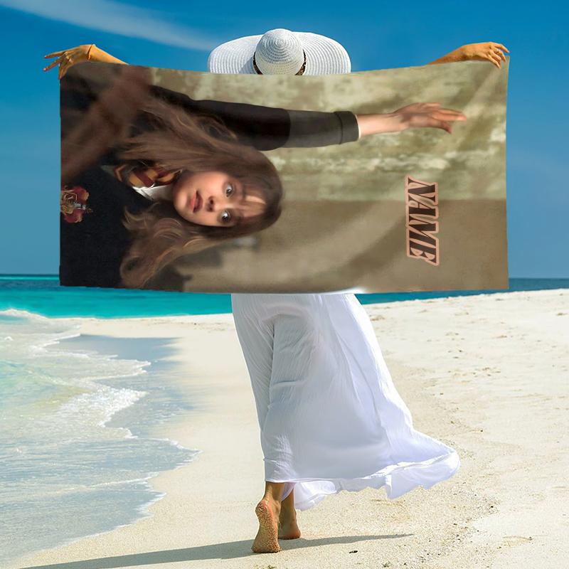 Personalized "End Saga" Beach Towel Microfiber Beach Towel Thin Absorbent for Beach Swimming Yoga Bath Sports. 0910368