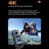 4K HD WiFi Mini Camera Color Screen Thumb Sports Camera 130 Degree Wide Angle Wearable Video Recorder for Cycling Horse Riding