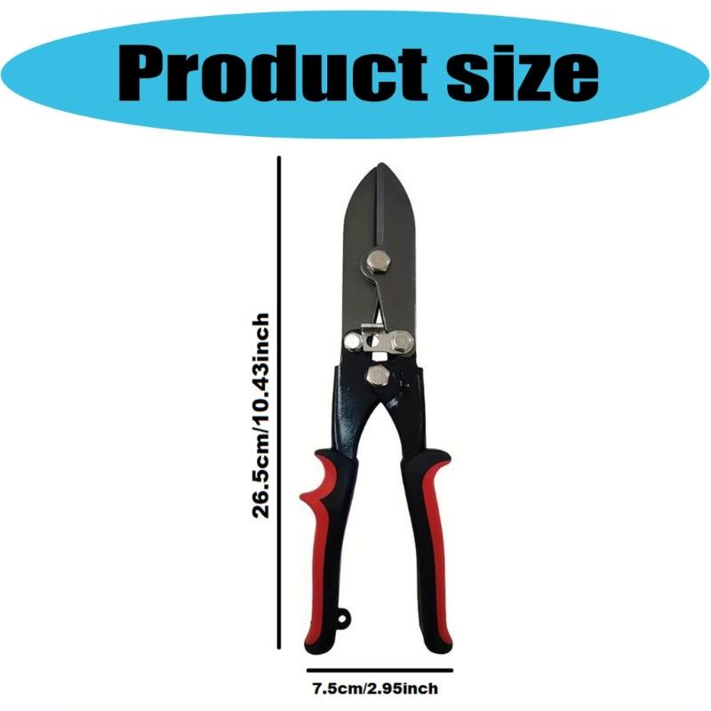 5 Klingen Blechfalzwerkzeug Stahl Ergonomischer Rutschfester Griff Für Dachrinnenrohrsysteme Sicheres Verriegelungsdesign