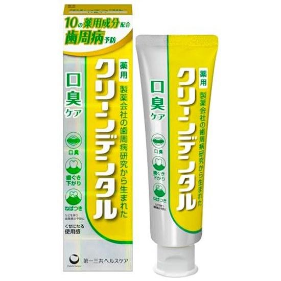 Clean Dental Bad Breath Care Quasi-Drug 100g Paste Concerns Toothpaste Periodontal Disease Fluoride Addictive Texture
