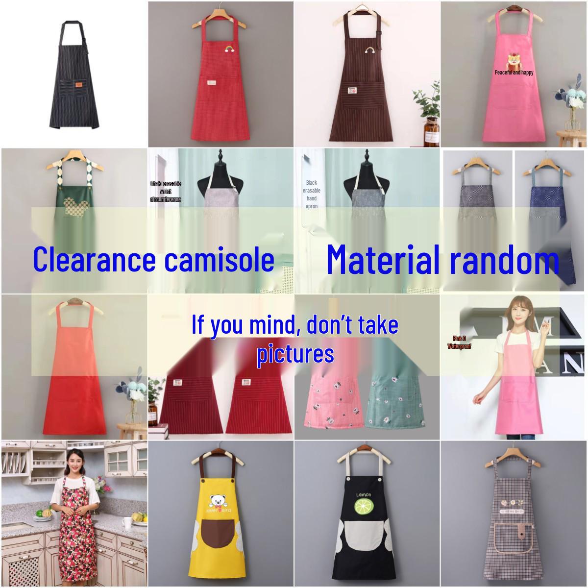 

Летний фартук в стиле принцессы, устойчивый к пятнам, износостойкий и легко моющийся для работы на кухне