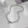 Jewelry Black Forest Necklace With Titanium Chain For Couples Female Decoration