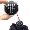 5/6 Speed Gear Shift Knob Top Cap Emblem Badge Cover For VW Volkswagen Golf Jetta MK3 MK4 GTI MK4 Bora Polo Seat Ibiza Caddy