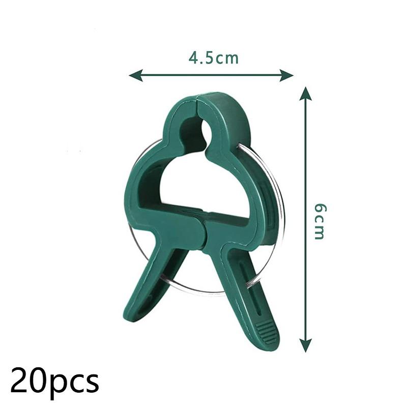Plant Fixed Clips Reusable Garden Greenhouse Bracket Garden Plants Vine Climbing Clamp Flower Tomato Support Fastener