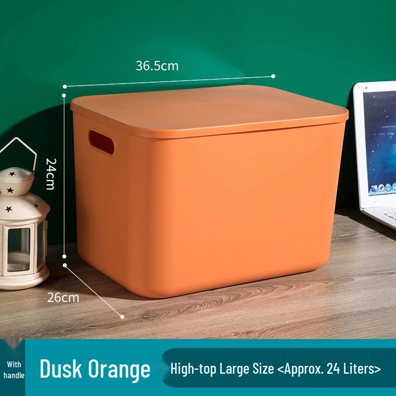 Colorful Macaron Storage Box Set - Dustproof Organizer for Bathroom, Bedroom, Cosmetics, Toys & More (5 Pieces)