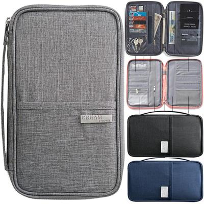 Travel Passport Bag Credit ID Card Holder Organizer Cash Wallet Waterproof Document Bag Purse Package Case Card & ID Holders