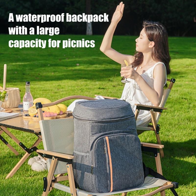Leakproof Coolers Backpack Waterproofs Soft Coolers Bag Beach Coolers Backpack for Beach, Fishing, Picnics, Travel