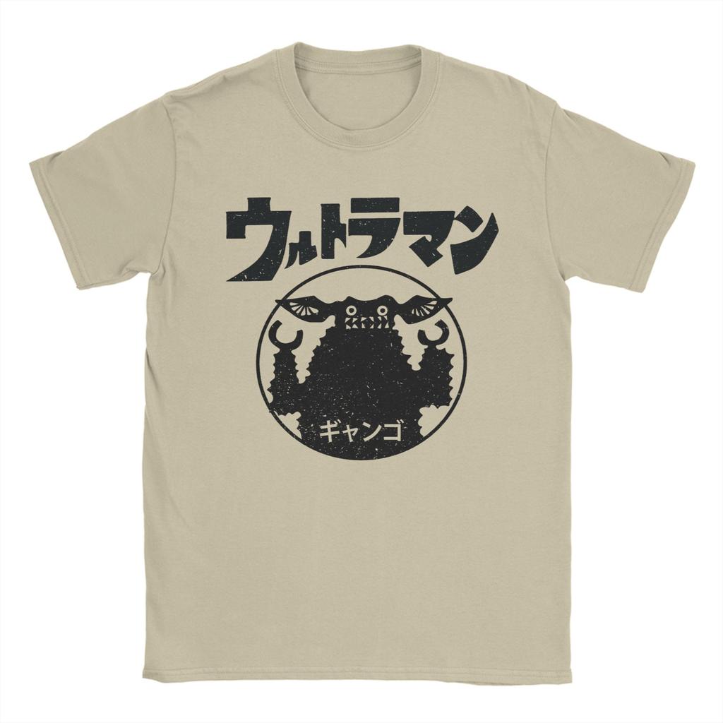 Gango Kaiju Uultraunisex T Shirt Unisexs 100 Cotton Awesome Tshirts Crew Neck Tee Shirt Short Sleeve Clothes Party