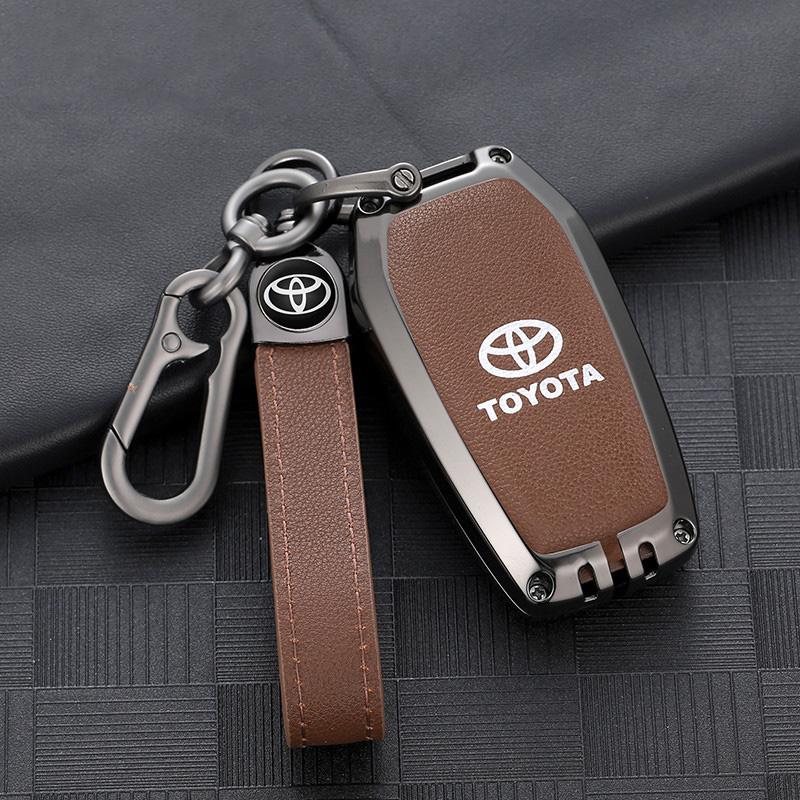 Car Key Case For Toyota 86 Camry Corolla Crown Highlander Rav4 Alphard Vellfire Venza Yaris Prado Hilux Fortuner Land Cruiser