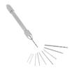 10pcs Double Ended Chuck Micro Twist Drill Bit Set Jewelry Watch Repair Tool  Jewelry Making