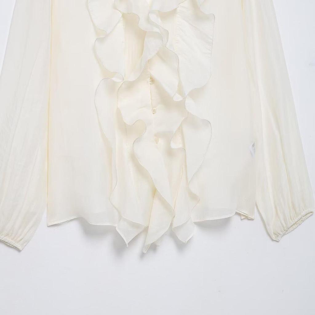 2025 Summer Multicolor Layered French Fashion Shirt