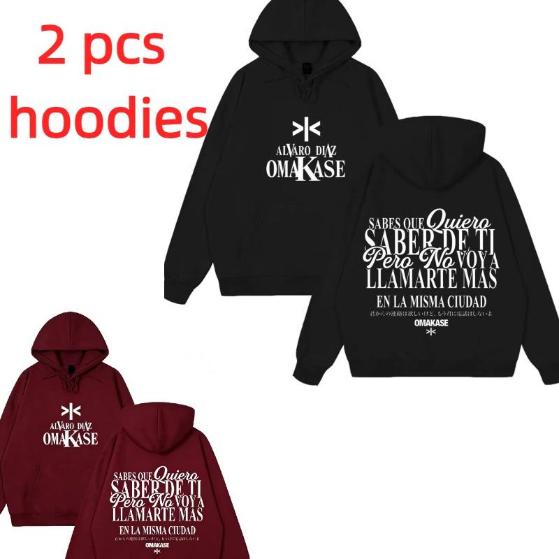 Autumn Fashion Men's Women's Hoodies Trend Letter Printing Unisex Fashion Pullover Long Sleeves Loose Casual Vintage Sweatshirts