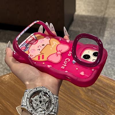 Cute Girl, Suitable for Apple 16promax Phone Case 15, Cartoon Niche 14, Dual Stand 13, Silicone 11, Anti-drop
