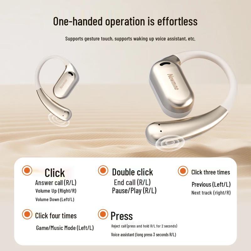 Newmine S1 Pro Bone Conduction Sport Bluetooth Earbuds