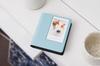 2NUL Polaroid Album Mini Instax Cheki Album 1 Cover 56 Sheets Storage (For Mini) + (Sky Blue)