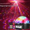 6-Color Bluetooth MP3 Crystal Ball Stage Light with Flashlight