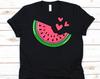 Bitten Watermelon Shirt, Watermelon Lover Gift, Sliced Watermelon, Citrullus Lanatus, Summer Fruit Design, Watermelon Shirt, Fruit Lover