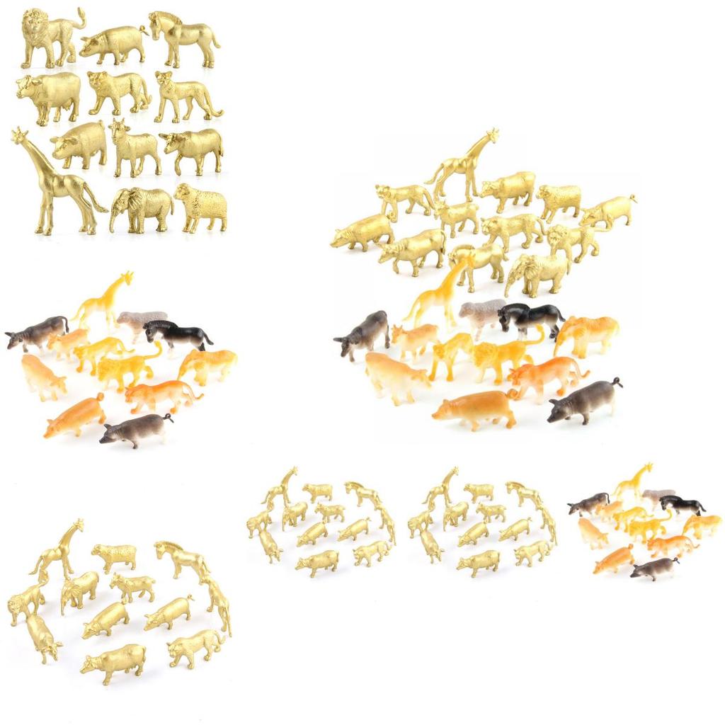 Detailed Pvc Animal Model Collection For Kids With Exciting Giraffe And Lion Toys