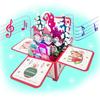 3D Card Christmas Tree Gnome Card With Light And Music Funny Winter Table Centerpiece For Adults Kids Home Party Desk Mantel