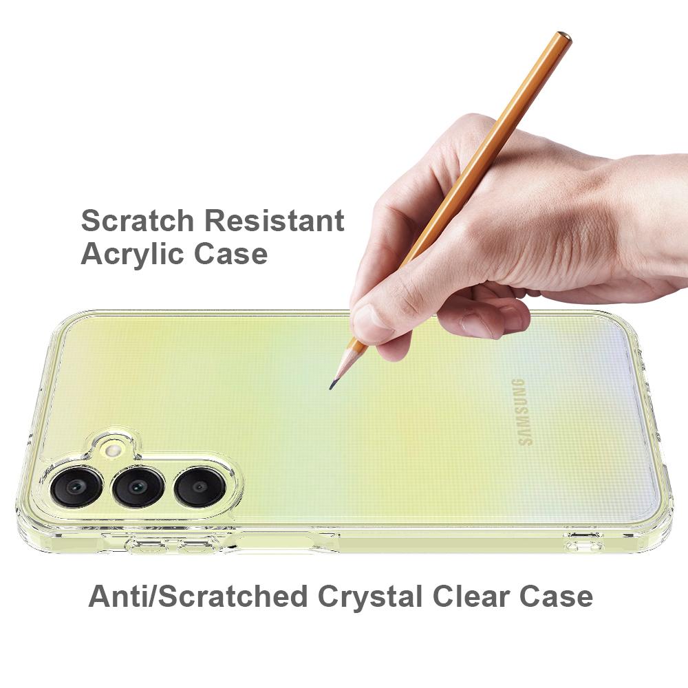 For Samsung Galaxy A16 5G/A16 4G Clear Phone Case TPU+Acrylic Shockproof Phone Back Cover