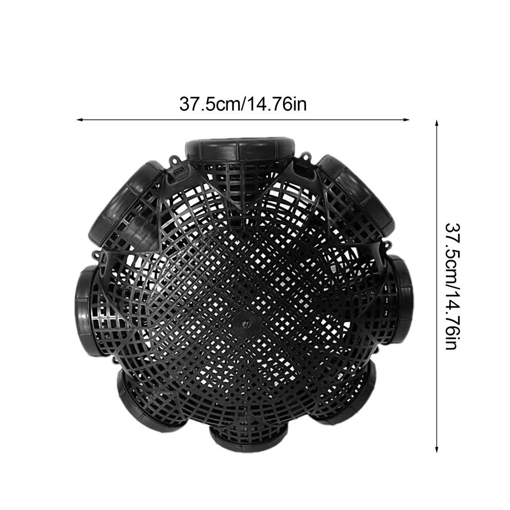 3/6/8 Holes Catch Loach Lobster Mixed Fish Crayfish Catcher Outdoor Fishing Net Cage Plastic Shrimp Trap Cage Easy to Install