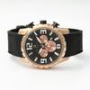 Salvatore Marra Men's Chronograph Analog Quartz Watch Black with Cross Accessory