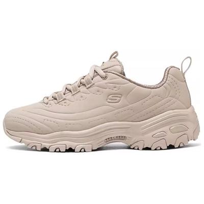 DLites Comfortable Versatile Low-Top Dad Shoes Women Sneakers Brown 150243-TAN