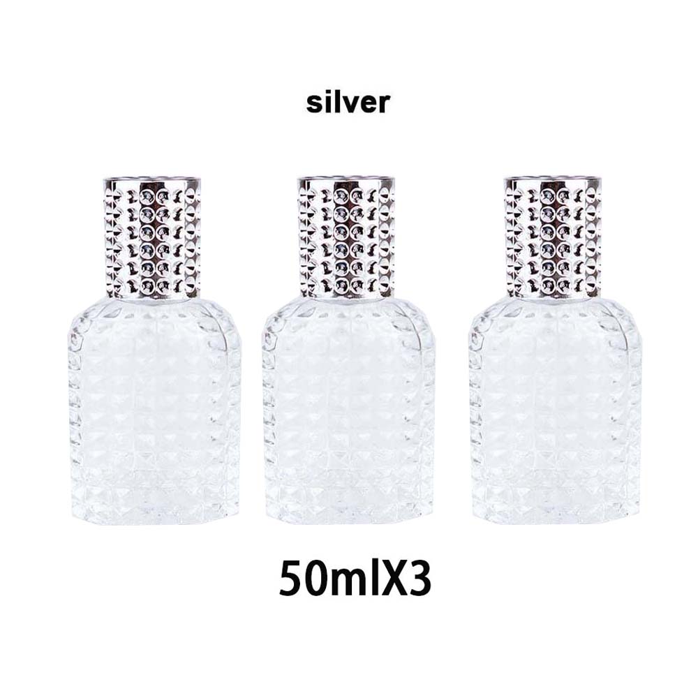 1/3Pcs 30ml 50ml New Style Pineapple Portable Glass Perfume Bottle With Spray Empty With Atomizer Refillable Bottles