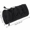 Compact Bike Front Bag Black Bike Front Pouch Durable Handlebar Storage Bag  Phone Storage