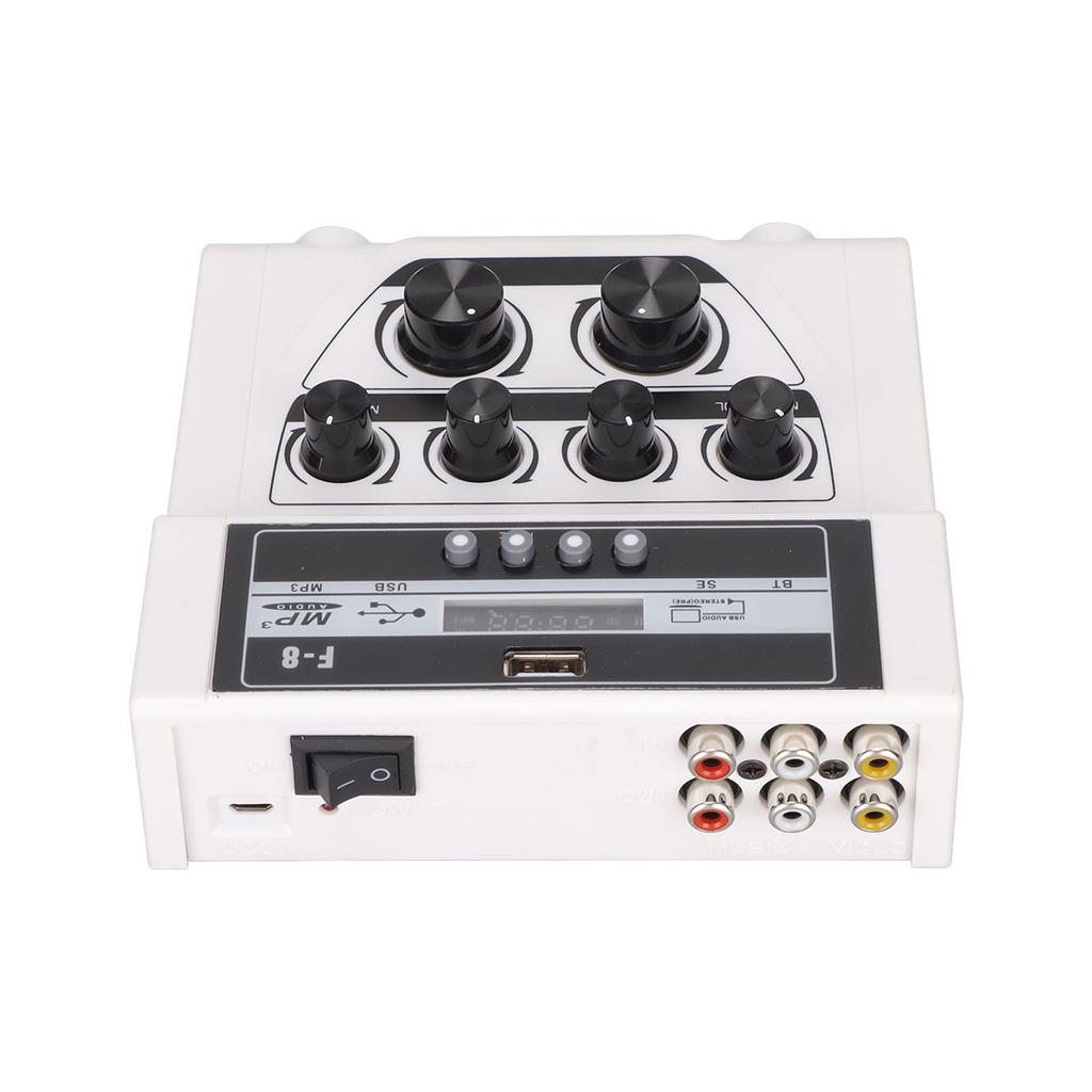 Mini Sound Mixer BT Recording MP3 Function Home Karaoke Stereo Mixer for TV PC Smartphone 100?240V