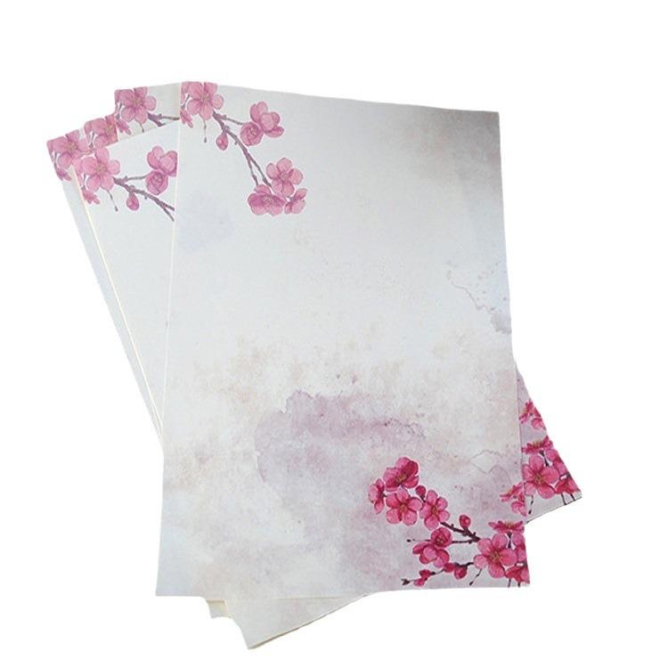 In Stock B5 Chinese Style Letterhead with Aesthetic Ink Painting Design