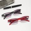 TR90 Reading Glasses for Man and Woman Fashion Business Gradient Color Unisex Eyewear Protection Portable Vintage Eyeglasses
